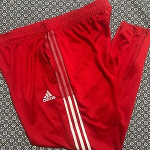 Adidas 2XL Mens Red Joggers